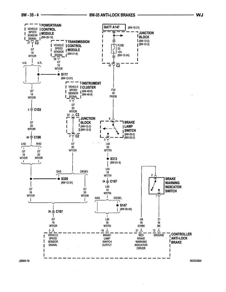 I found another wiring diagram indicating that it might instead be a Wt